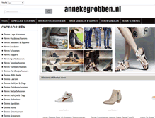 Tablet Screenshot of annekegrobben.nl